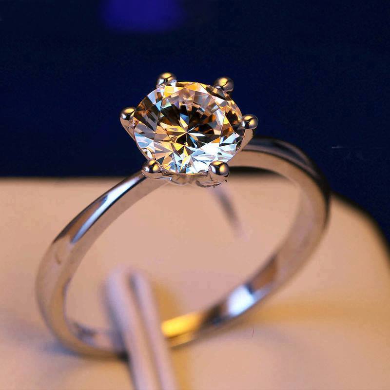 Solitaire Crystal Ring