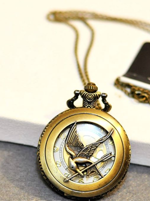 Hunger Games Clock Necklace