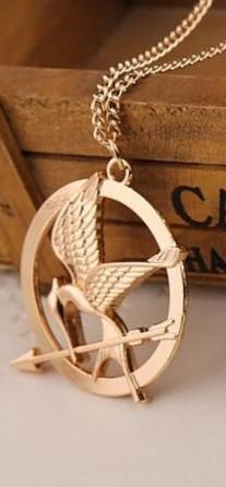 Mockingjay Pin Necklace (Hunger Games)