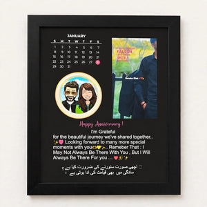 Personalized Custom Black Table Frame – Custom Name & Photo | Design Your Own Pakistan