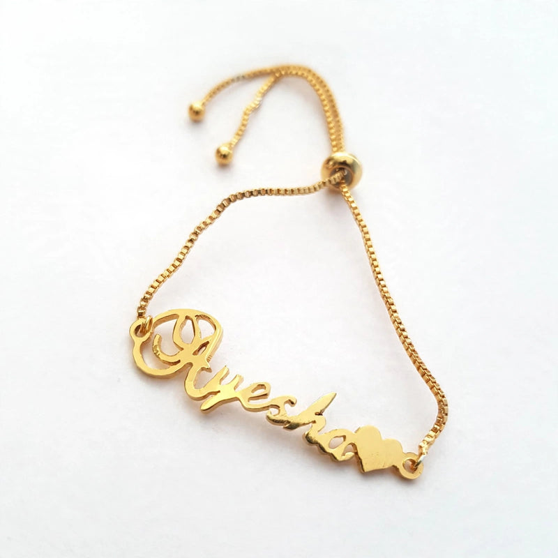 Personalized Ladies Bracelet – Custom Name Engraved | Gift for Her Pakistan