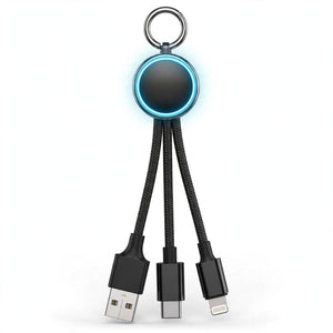 3-in-1 Customized Multifunctional Charging Cable – Personalized Fast Charging Cable