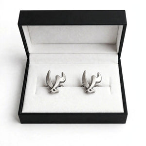 Customized Logo Pair of Cufflinks – Gold, Silver Plated & Pure Silver