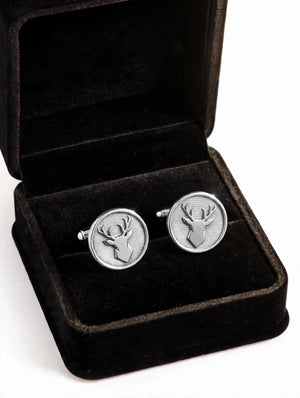 Markhor Design Cufflinks – Premium Gold & Silver Cufflinks for Men | Stylish Formal Gift