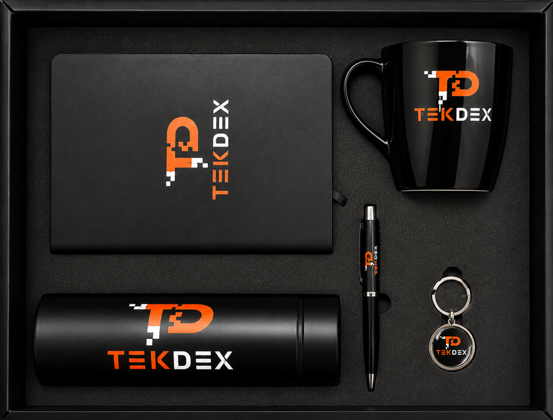 Customiseable Gift Box Smart LED Bottle+Diary+Metal Pen+Metal Keychain+Mug