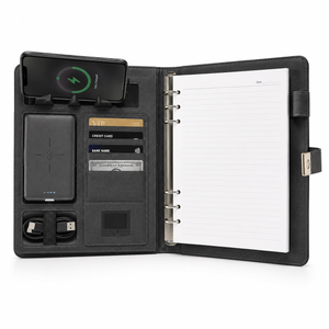 Customized Premium Diary with Note Pad, Card Holder, Power Bank, Phone Holder & Pen Holder | DYO