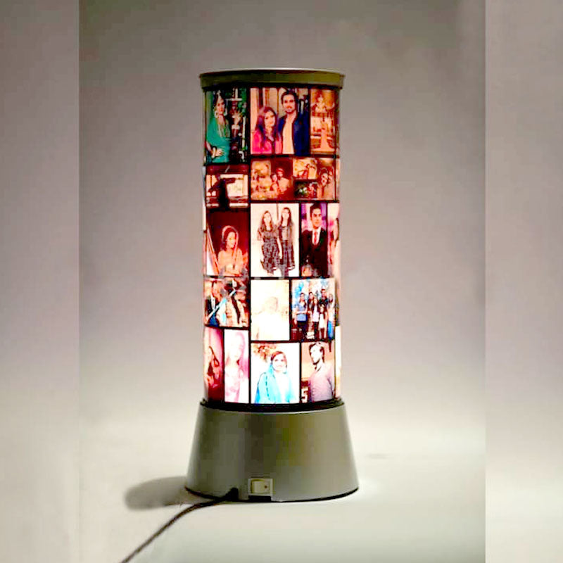 Auto Rotating Digital Custom Photo Lamp "Small"