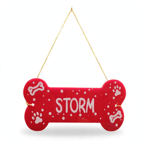 Customized Acrylic Neck Sign for Pets - 12x6 Inches | DYO