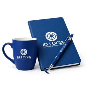 Customized Diary, Metal Pen & Mug Gift Set