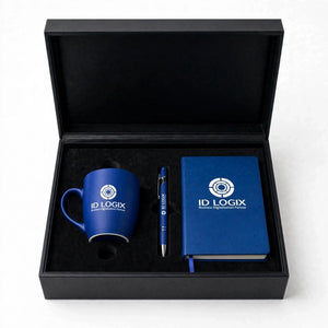 Customized Diary, Metal Pen & Mug Gift Set