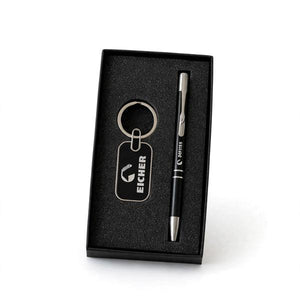 Customized Metal Pen & Metal Keychain Gift Box
