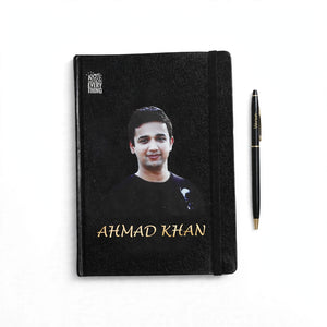 Personalized Hard Card Diary & Metallic Pen Gift Set – Custom Name & Logo | Pakistan