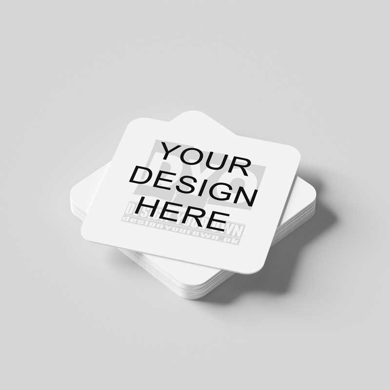 MDF Tea Coaster Pack of 6 Pcs - Square Shape