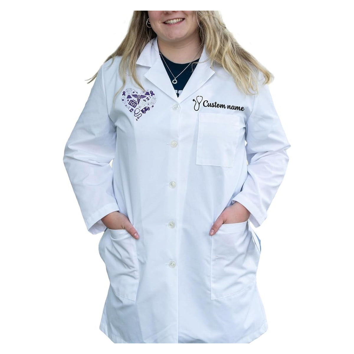 Customized Doctor Coat for Women – Personalized Name & Professional Coat |