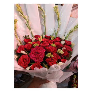 Custom Fresh Flowers Bouquet – Large | Personalized Floral Gift