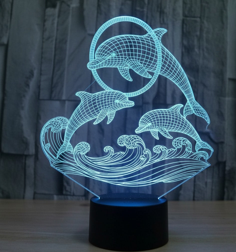 LumiNook 3D LED Lamp - Premium Acrylic Night Light