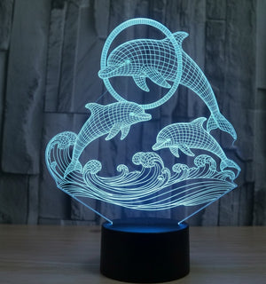 LumiNook 3D LED Lamp - Premium Acrylic Night Light
