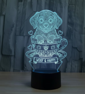 LumiNook 3D LED Lamp - Premium Acrylic Night Light