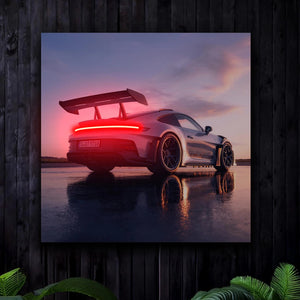 LED Neon Car Poster Acrylic Frame – UV Printed