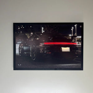 LED Neon Car Poster Acrylic Frame – UV Printed