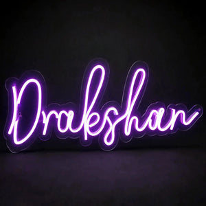 Custom LED Neon Light Sign – 2x1 Feet | Personalized Name & Message | Pakistan