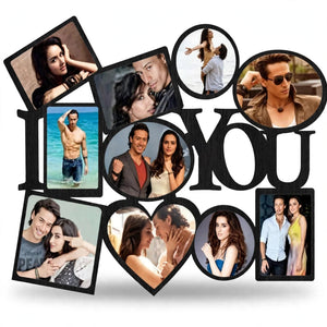 Personalized I Love You Acrylic Picture Wall Frame – Custom Name & Photo | Pakistan
