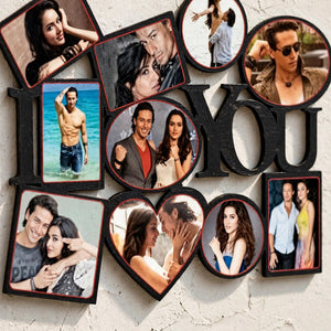 Personalized I Love You Acrylic Picture Wall Frame – Custom Name & Photo | Pakistan