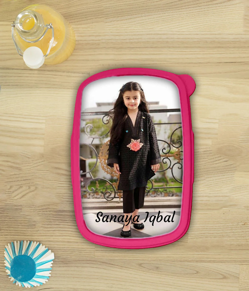 Customized Picture And Name Lunch Box