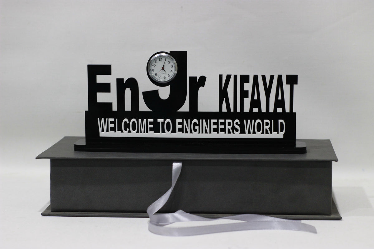 Customized Name Clock