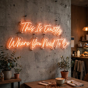 Custom LED Neon Sign | Motivational Neon Light Wall Decor