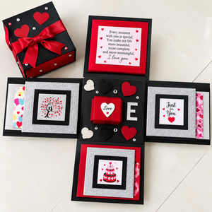 Personalized Explosion Box Gift – Handmade Love & Memories Surprise Box