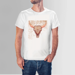 Bull T-Shirt, High Quality Cotton with Neck Crew