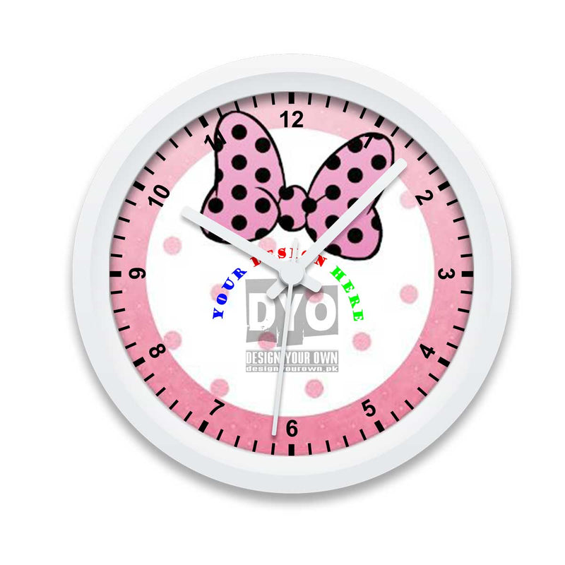 customized gift for girls wall clock