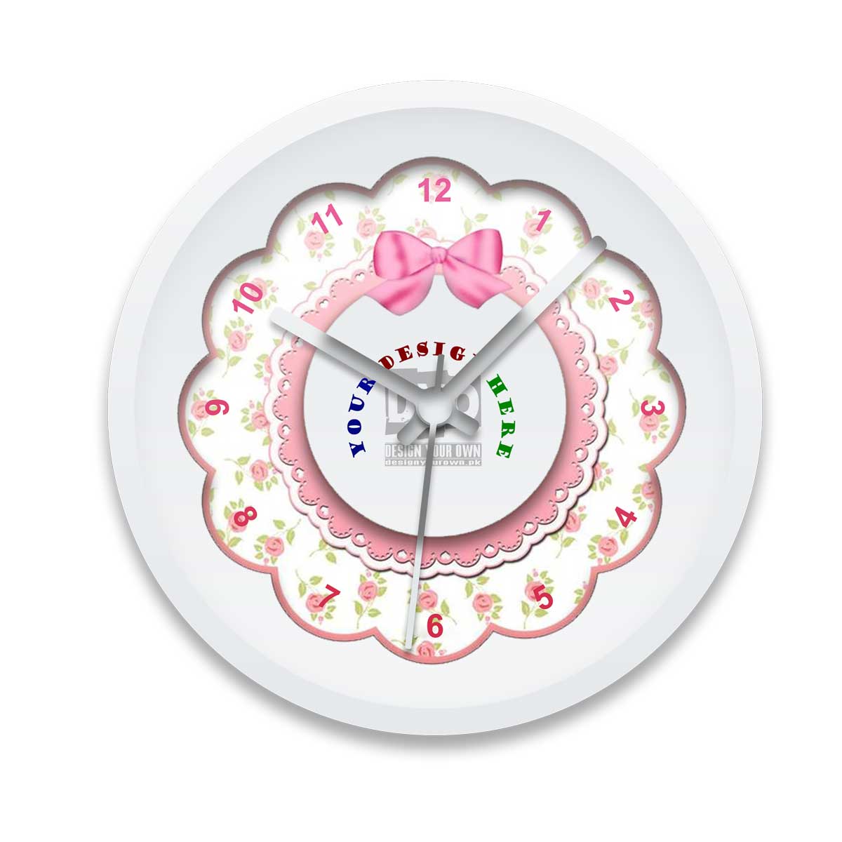 Special Custom Printed Girls' Wall Clock