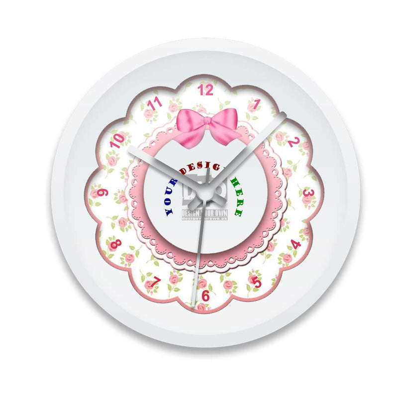 Special Custom Printed Girls' Wall Clock