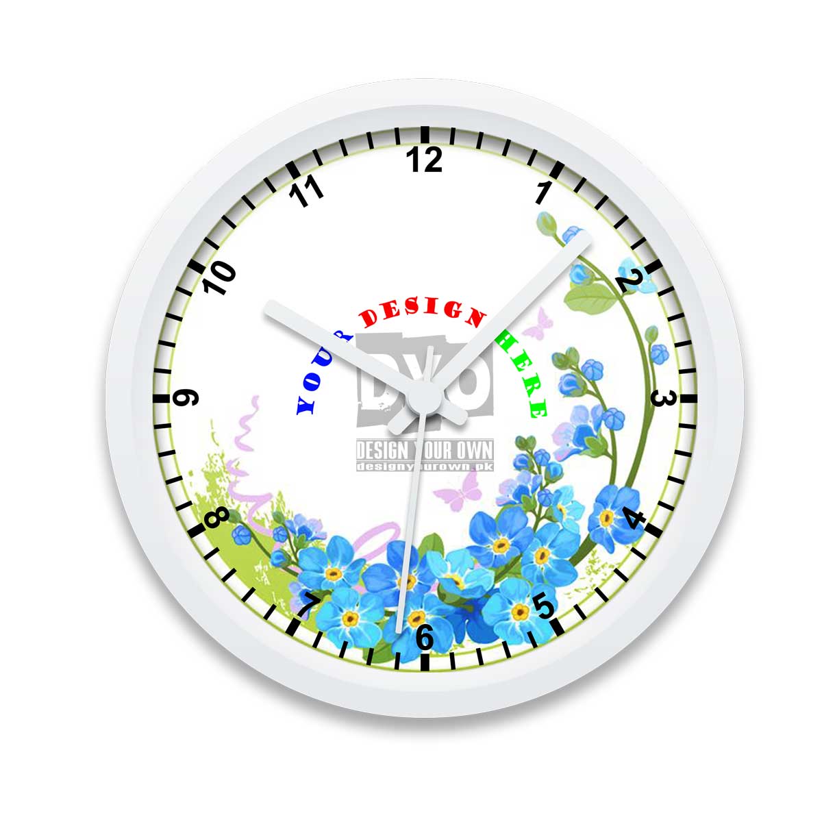 Custom Printed Bedroom Wall Clock