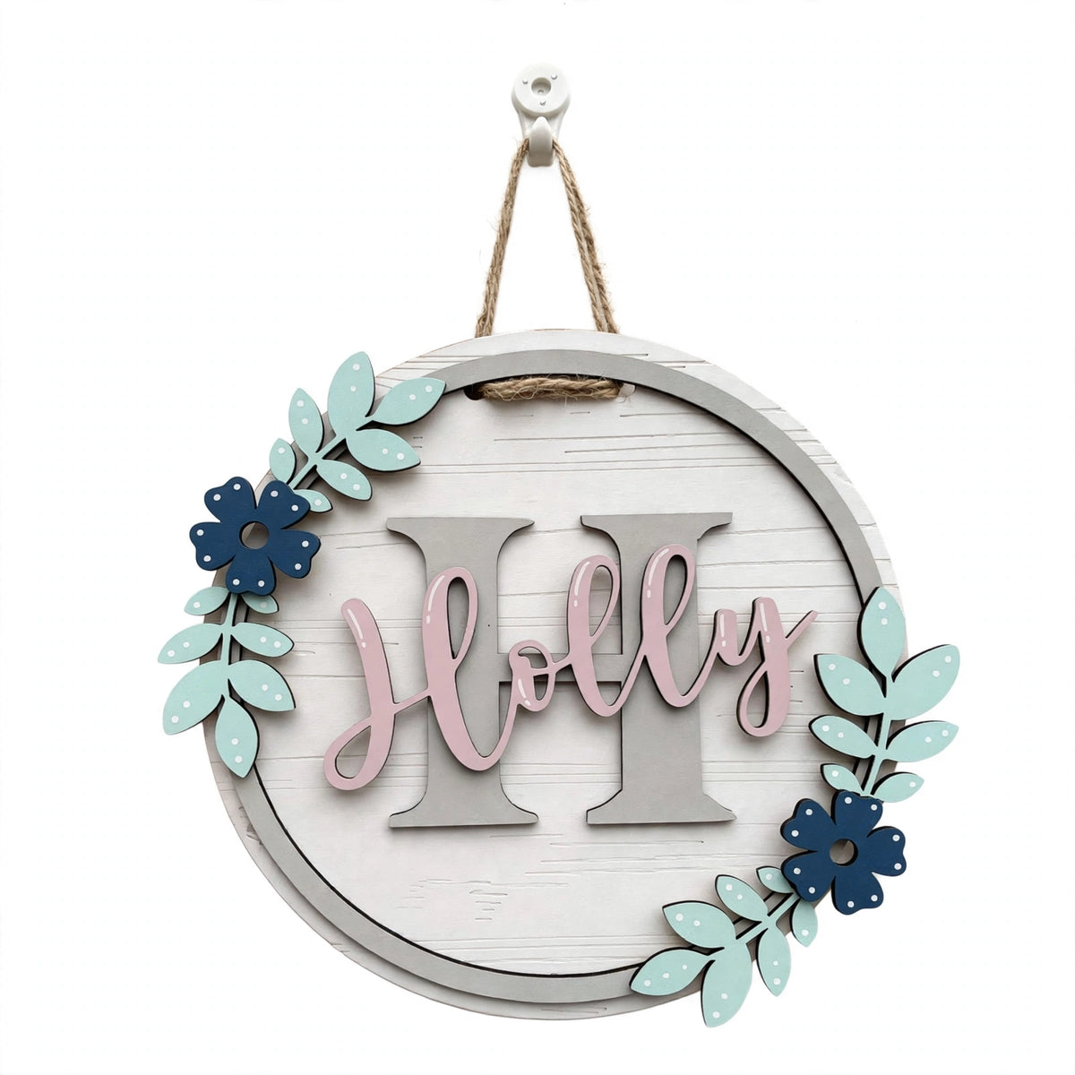 Custom 3D Acrylic Wall Sign UV Printed 6x6 Inches – Personalized Name & Logo | Pakistan