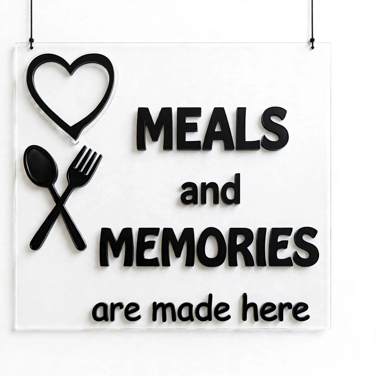 Personalized 3D Acrylic Text Wall Hanging Sign with Paper Pattern 14x14 Inches | Pakistan