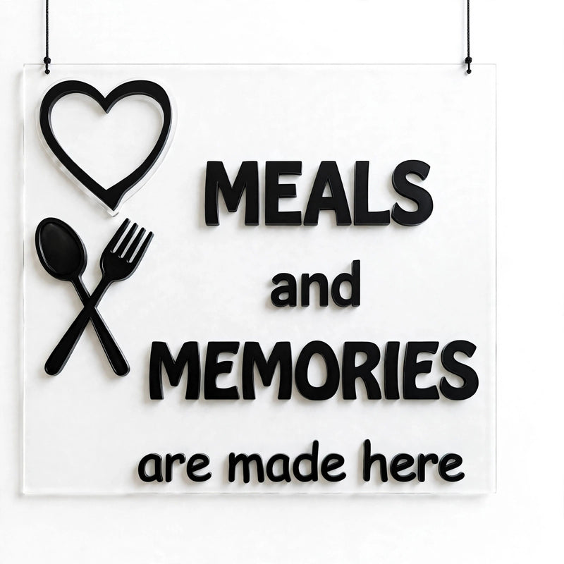 Personalized 3D Acrylic Text Wall Hanging Sign with Paper Pattern 14x14 Inches | Pakistan