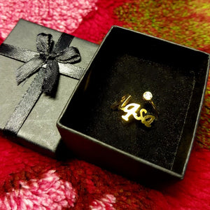 Personalized Gold/Silver Plated Ring