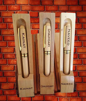 Customized Wooden Pen With Customized Wooden Box