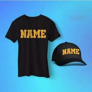 Customized T-shirt And Cap
