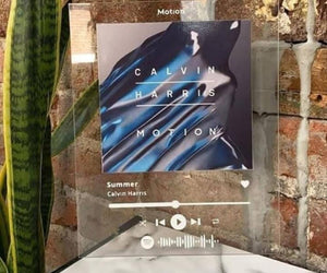 Customized Transparent Mirror picture And Name wall frame