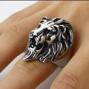 Design Your Own Gold Lion Ring For Men Stainless Steel Lion Design Finger Ring