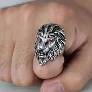 Design Your Own Gold Lion Ring For Men Stainless Steel Lion Design Finger Ring
