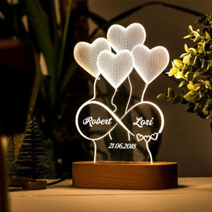 Romantic Personalized Gift Lamp