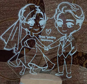 Design your own Personalized Couple Lamp