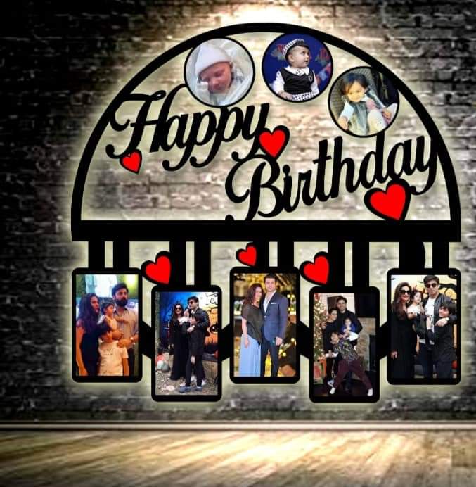 Design Your Own Customized Picture Happy Birthday Gift Frame