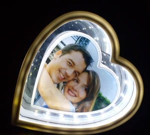Design Your Own Heart Shape Picture Magic Mirror