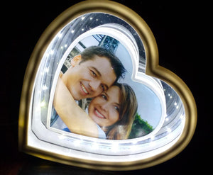Design Your Own Heart Shape Picture Magic Mirror